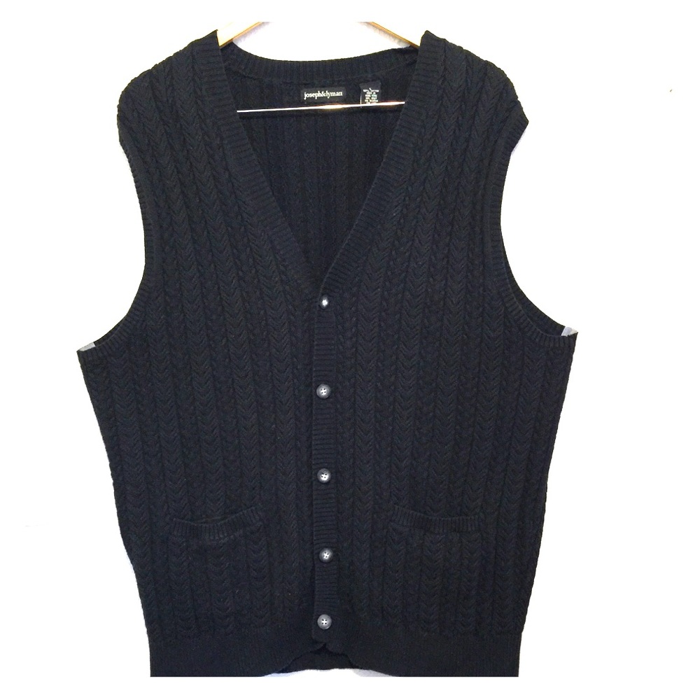Joseph&Lyman sweater vest size L 100% cotton